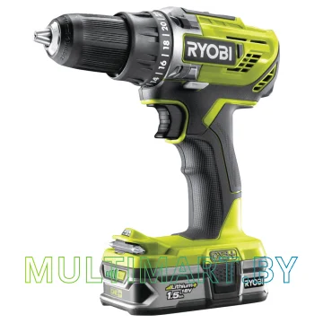 Дрель-шуруповерт Ryobi R18DD3-215S (с 2-мя АКБ, сумка)